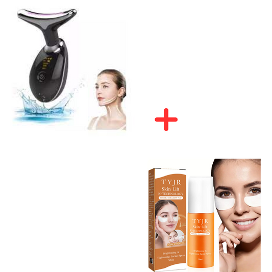 Colágeno Hidrolizado + Masajeador para Papada – Belleza y Juventud en un Solo Pack